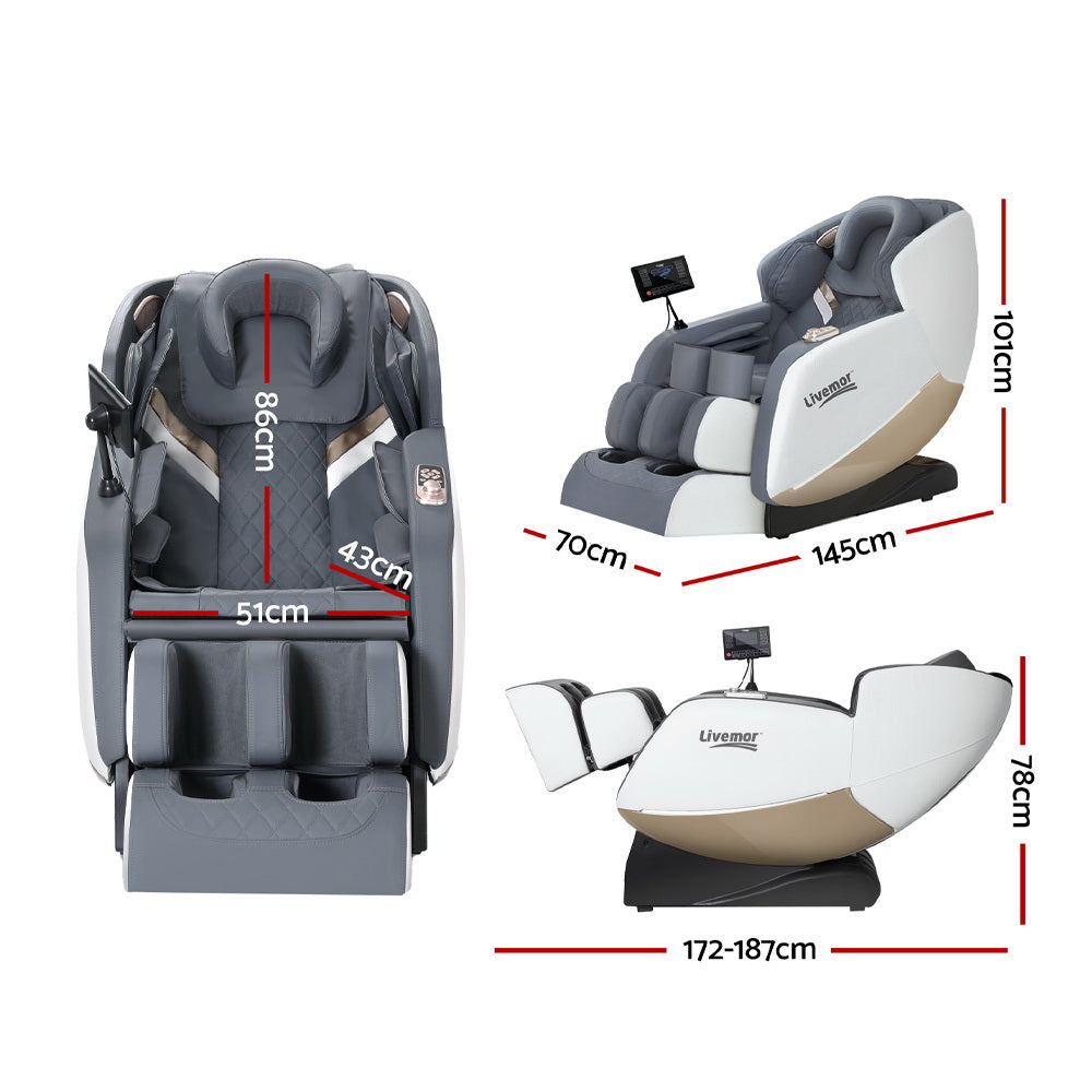 NNEDSZ Livemor Massage Chair Electric Recliner Home Massager Beryl