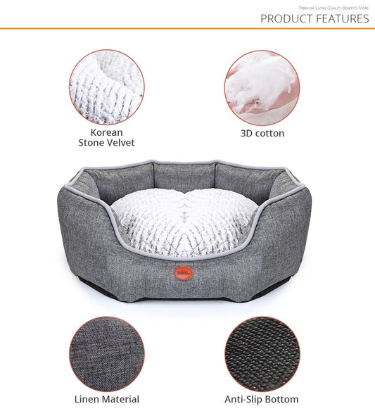 Dog Bed Soft Sleeping Sofa Waterproof Cushion Mat For Puppy Cat Cotton Pillow Pet Supplies