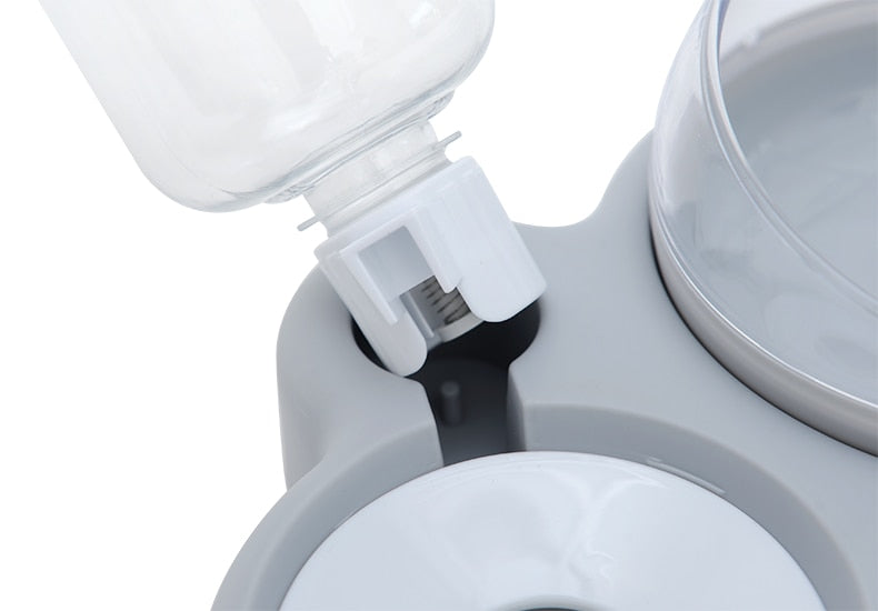 Pet Bowl Automatic Feeder Dog Cat Food Bowl with Water Dispenser Double Bowl Drinking Dish Food Container Bowls Pet Supplies